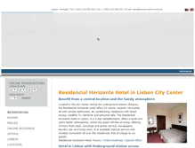 Tablet Screenshot of hotelhorizonte.com